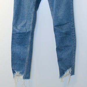 COS 10" High-Rise Distressed Skinny Jeans